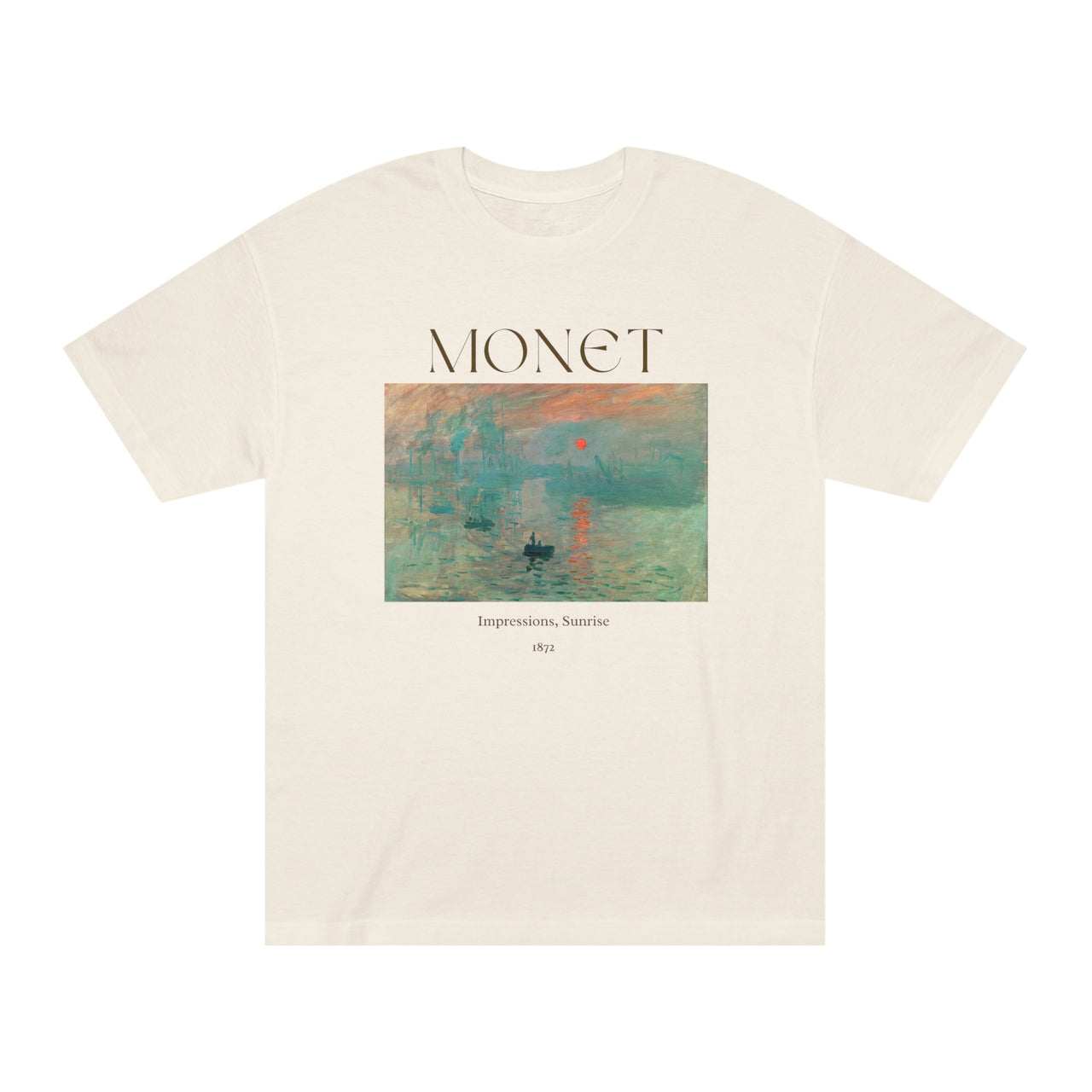 Claude Monet Impression Sunrise Art Shirt, Famous Painting Tee