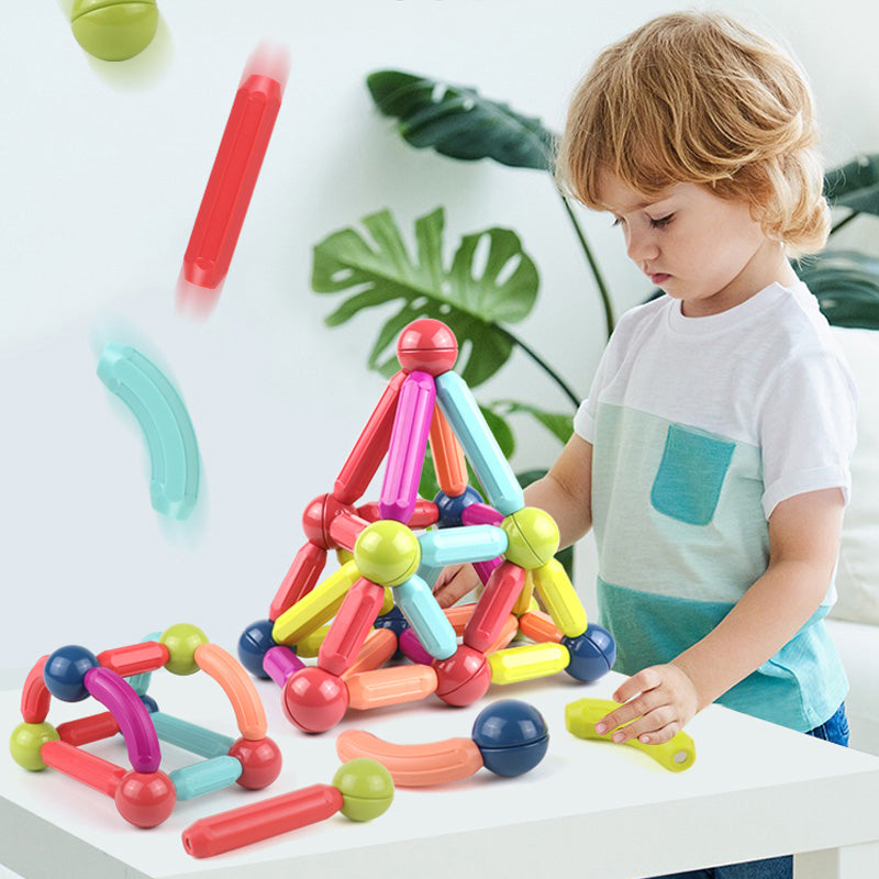 Assembled Magnetic Building Blocks Toy Early Education