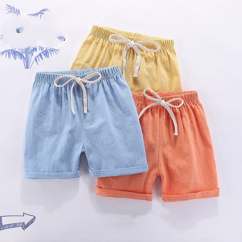 New Summer Children's Shorts Thin Five-Point Pants