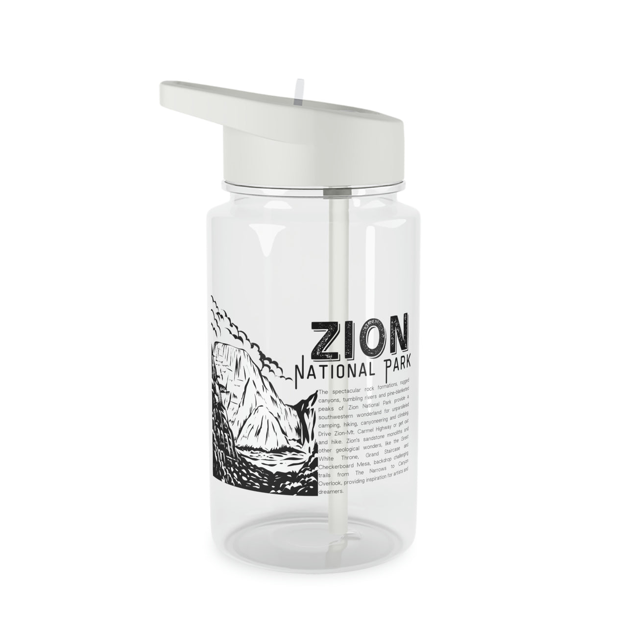 Zion National Park Tritan Water Bottle