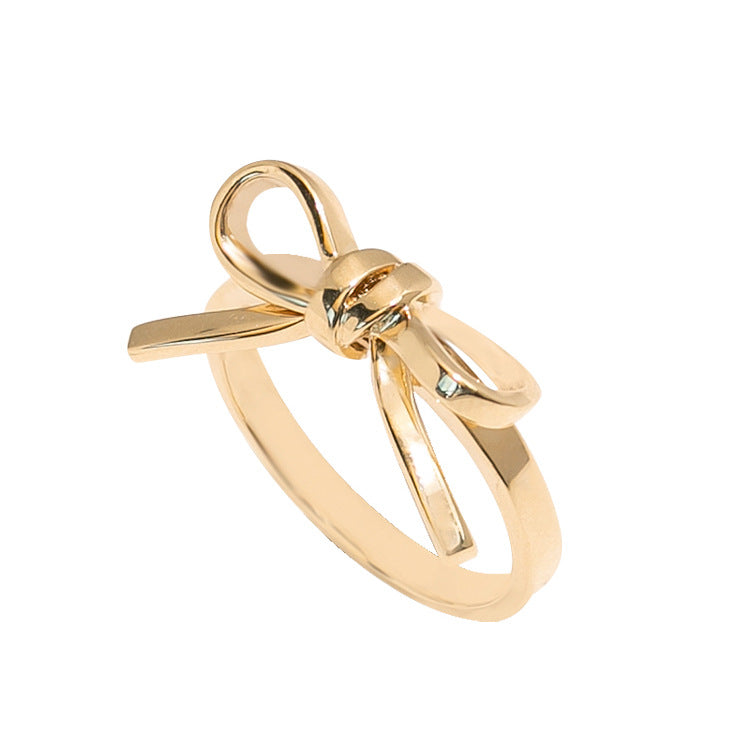 Bow Ring Personalized Three Dimensional Fashion