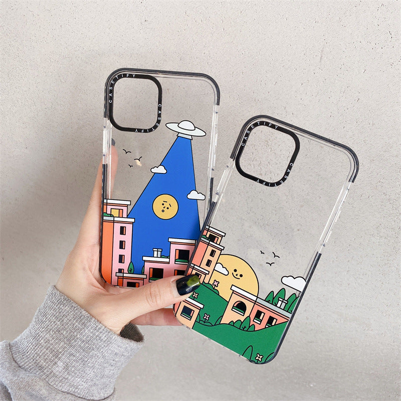 Retro Personalized Stamp Shockproof Soft Phone Case