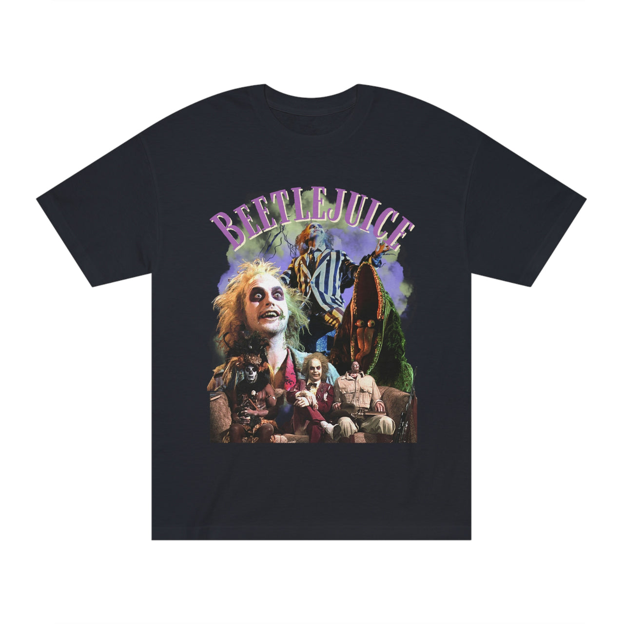 Beetlejuice Shirt, Bootleg Y2K Style Shirt 1980s Cult Classic Film Tim Burton Fan Gift TShirt, 90s Retro Design