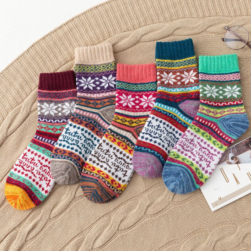 Thick Needle And Thread Thickened Warm Wool Socks