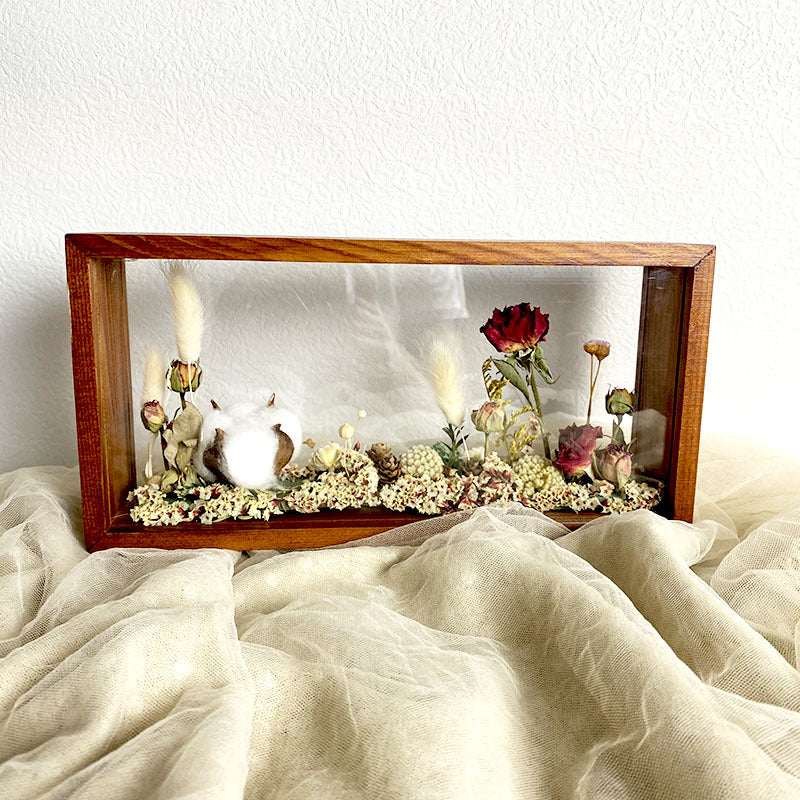 Dried Flower Photo Frame Diy Material Package Solid Wood Three-dimensional