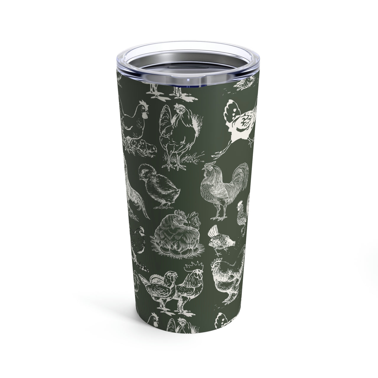 Chicken Tumbler 20 Oz Tumbler with Straw | Gifts for Her