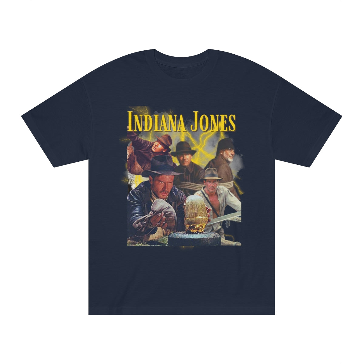 Indiana Jones Classic Vintage Bootleg Rap Tee Classic Film Student Gift, Vintage Movie T-Shirt