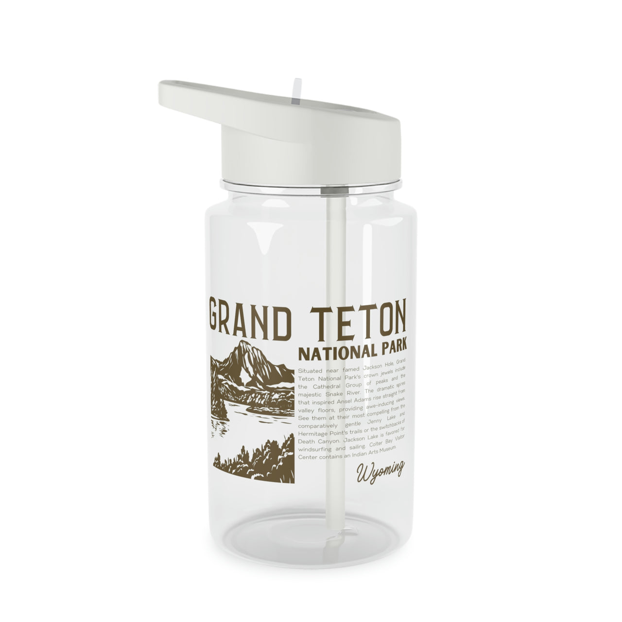 Grand Teton National Park Tritan Water Bottle