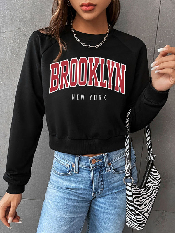 Women's Brooklyn Graphic Crop Sweatshirt