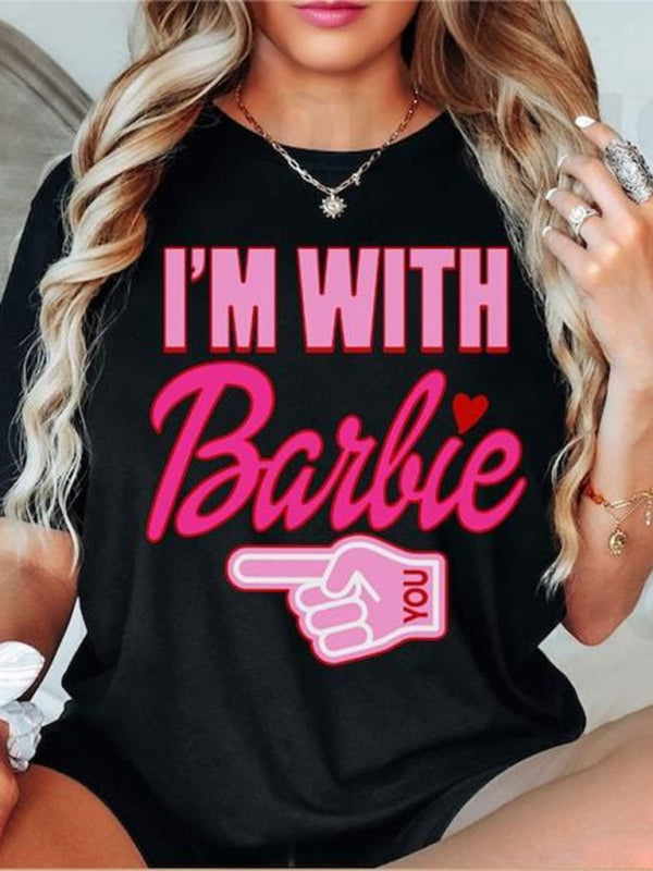 Barbie Casual Women's Short-Sleeved T-shirt