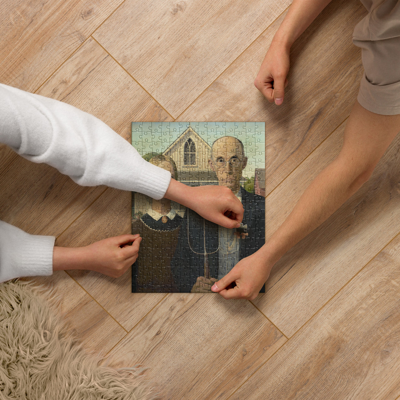American Gothic Jigsaw puzzle