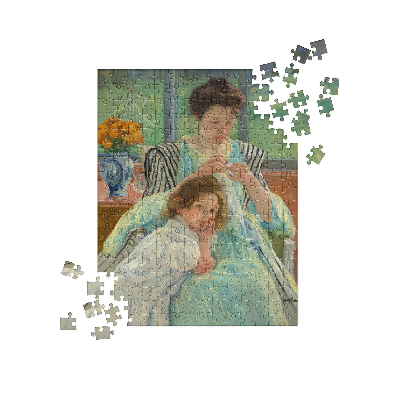 Young Mother Sewing Mary Cassatt Jigsaw puzzle
