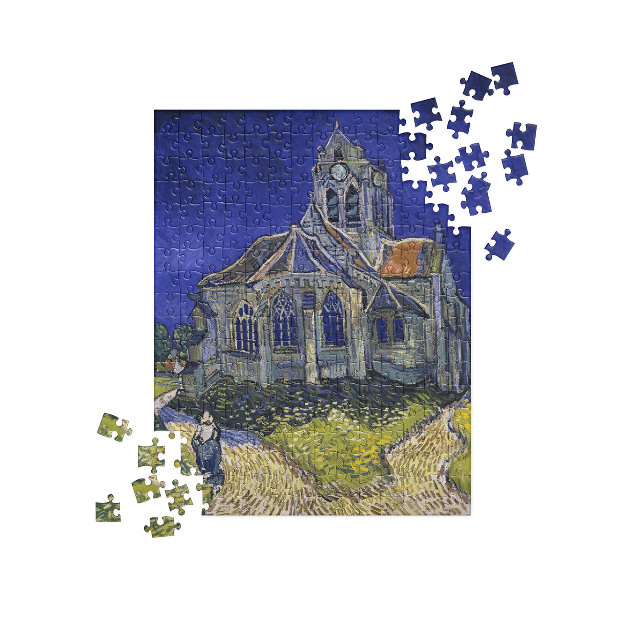 Van Gogh The Church in Auvers Jigsaw Puzzle