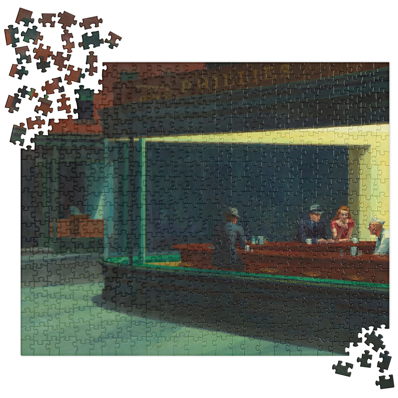 Nighthawks Edward Hopper Jigsaw Puzzle
