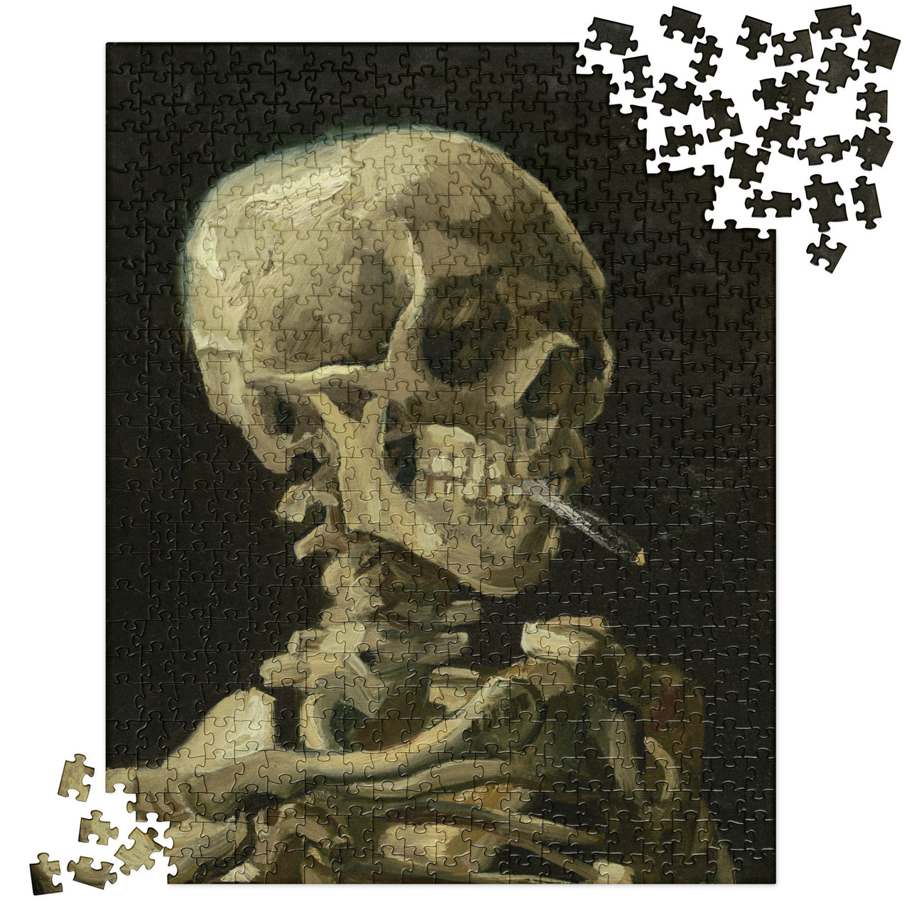 Van Gogh Head of Skeleton Jigsaw puzzle