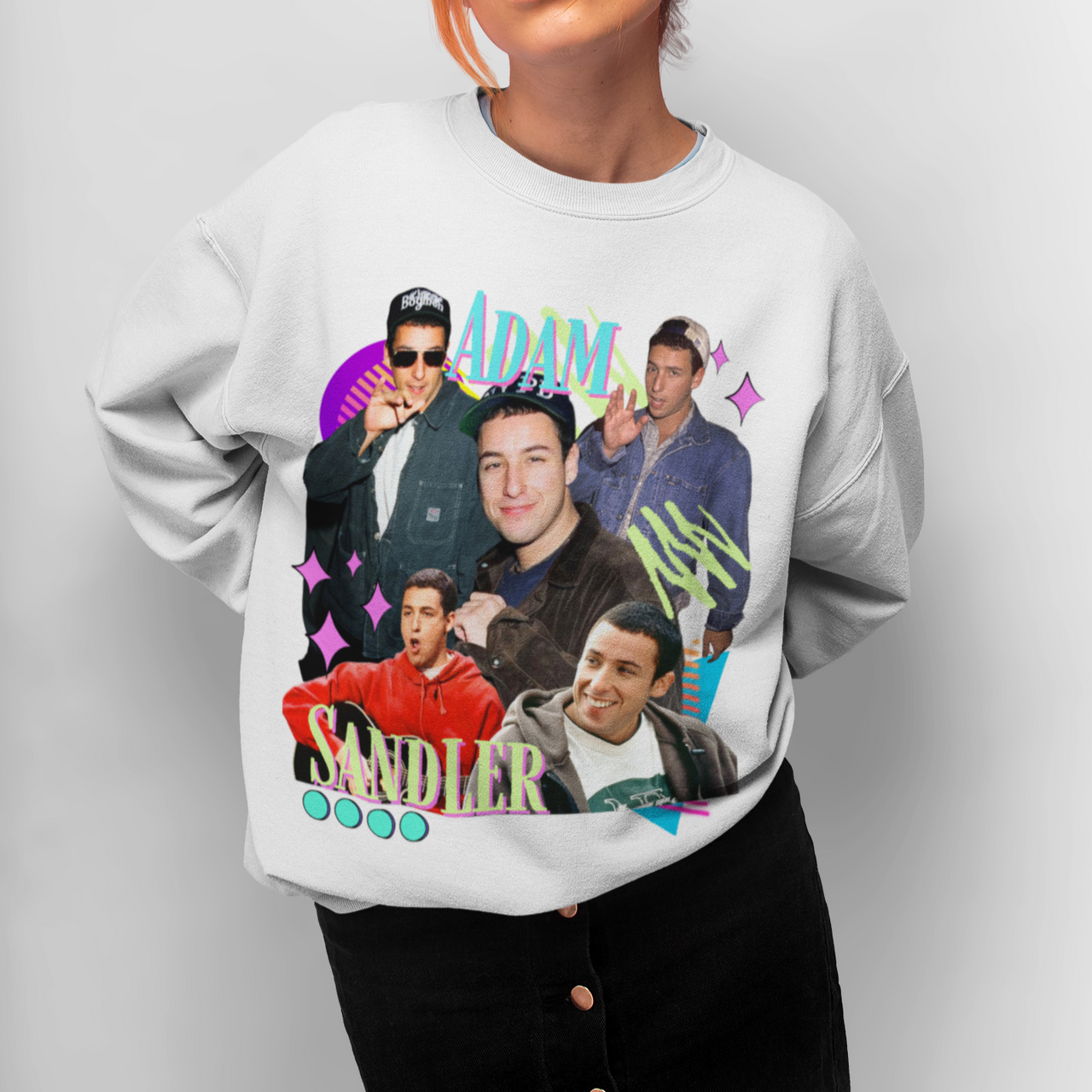Adam Sandler Sweatshirt, Vintage Style 90s Comedy Pullover, 90s Aesthetic Sweatshirt