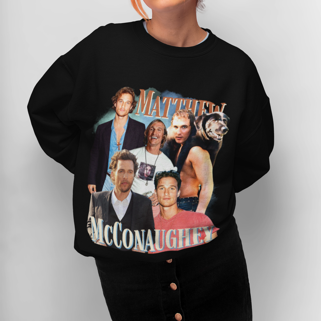 Matthew McConaughey Sweatshirt, 90s Rap Style Bootleg How to Lose A Guy in 10 Days Pullover Crewneck, Texas Fan Gift