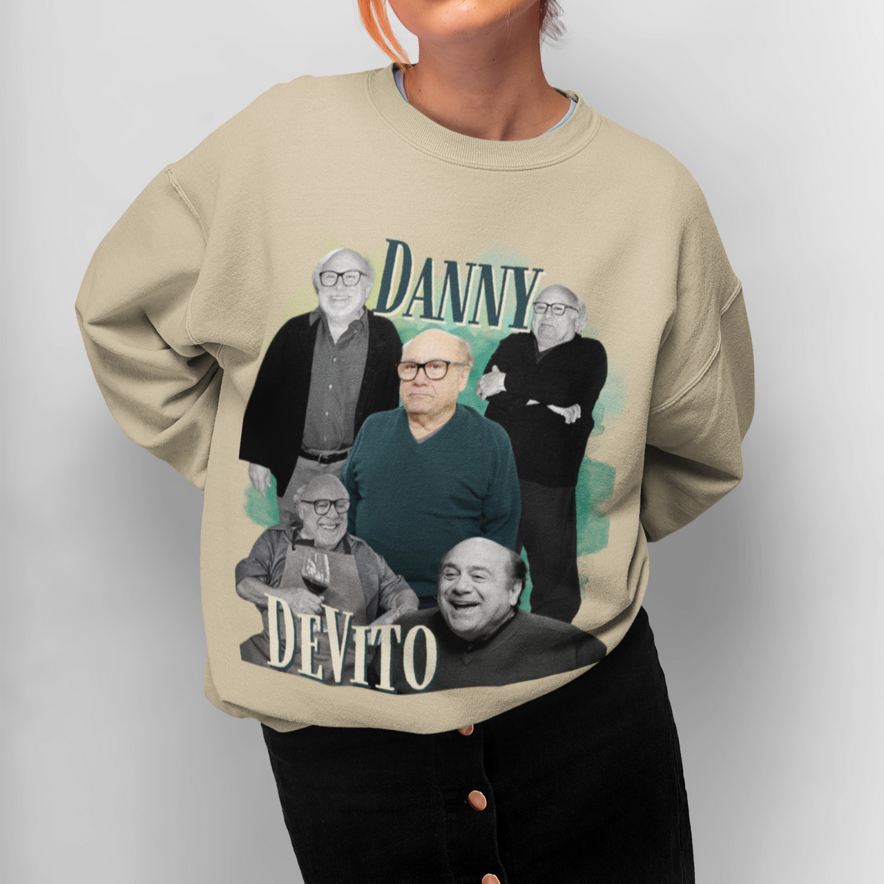 Danny DeVito Sweatshirt, 90s Rap Style Bootleg Matilda Pullover Crewneck, Always Sunny in Philadelphia Movie Fan Gift