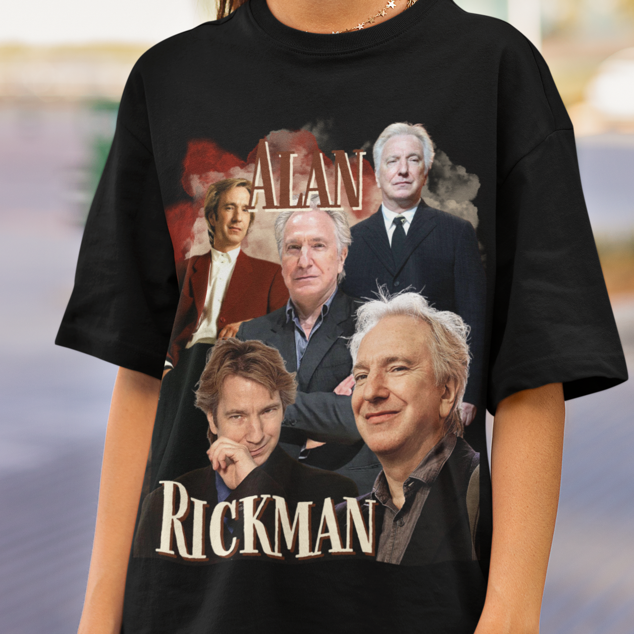 Alan Rickman Shirt, Bootleg Shirt Vintage Style Alan Rickman Fan Gift TShirt, Retro Movie Buff Tee