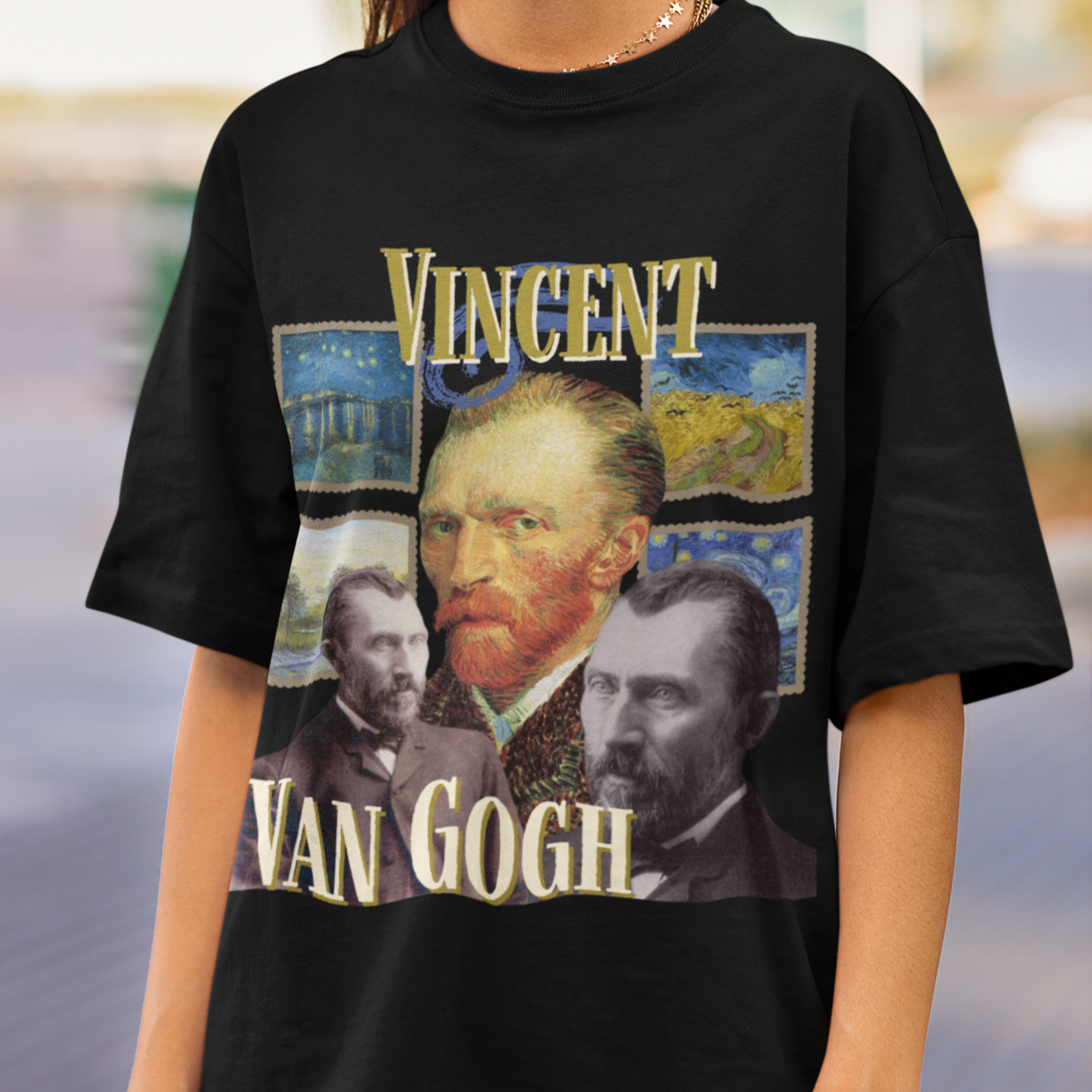 Vincent Van Gogh Shirt, Bootleg Shirt Vintage Style Famous Post-Impressionst Artist Fan Gift TShirt, Y2K Retro Art Lover Tee