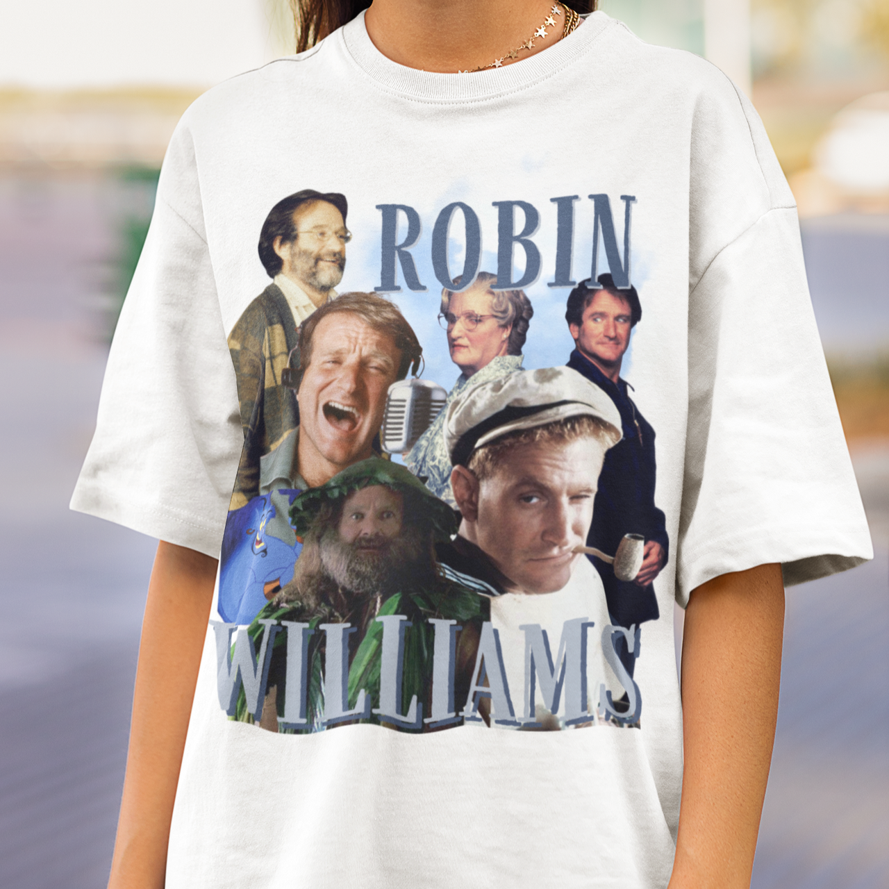 Robin Williams Vintage Shirt, Classic Films Retro Shirt, Robin Williams Bootleg Shirt, 90s Vintage Graphic Tee