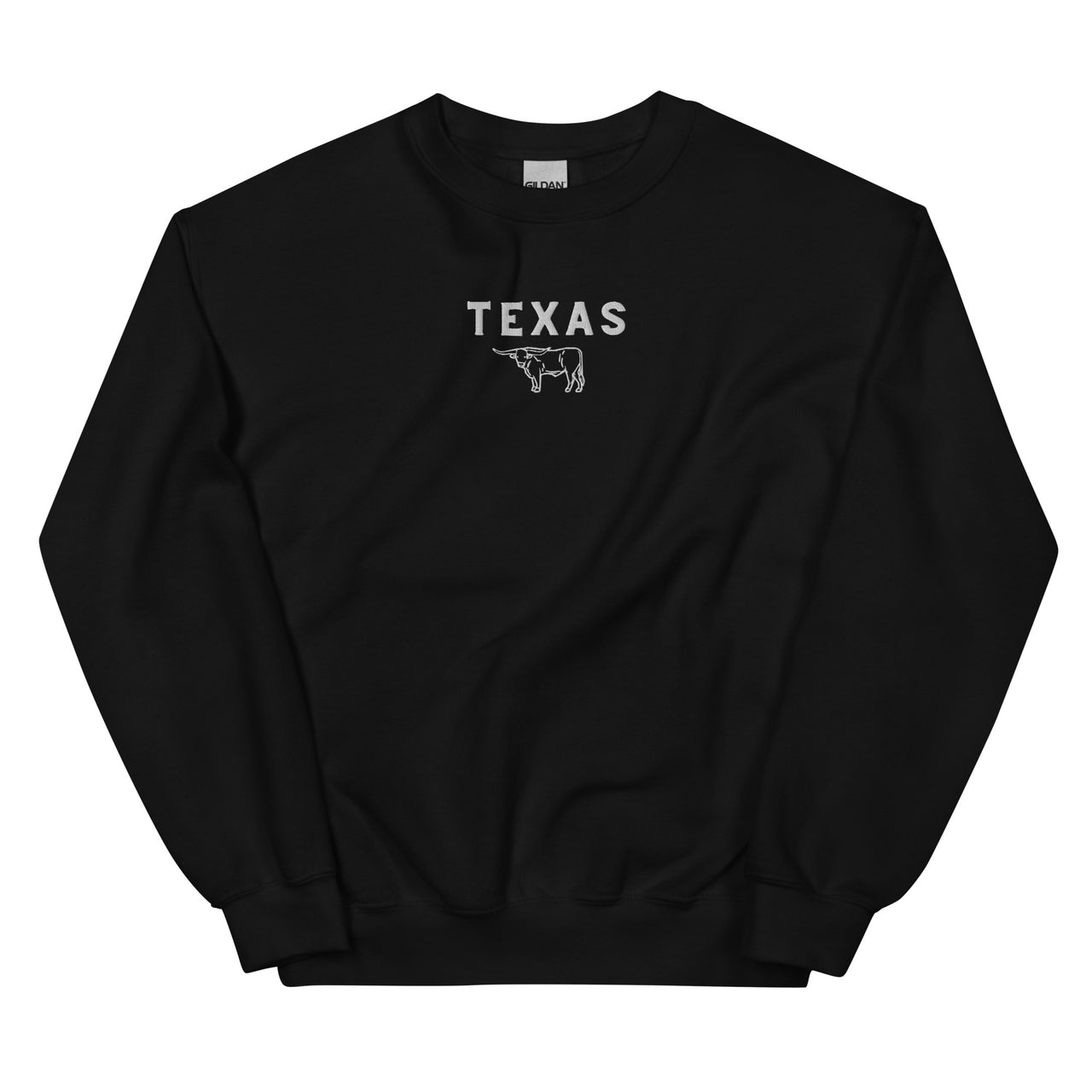 Texas Embroidered Sweatshirt, College, Sweatshirt Crewneck embroider University, Houston, Texas, Embroidery, Trendy, Aesthetic, Dallas, Gift